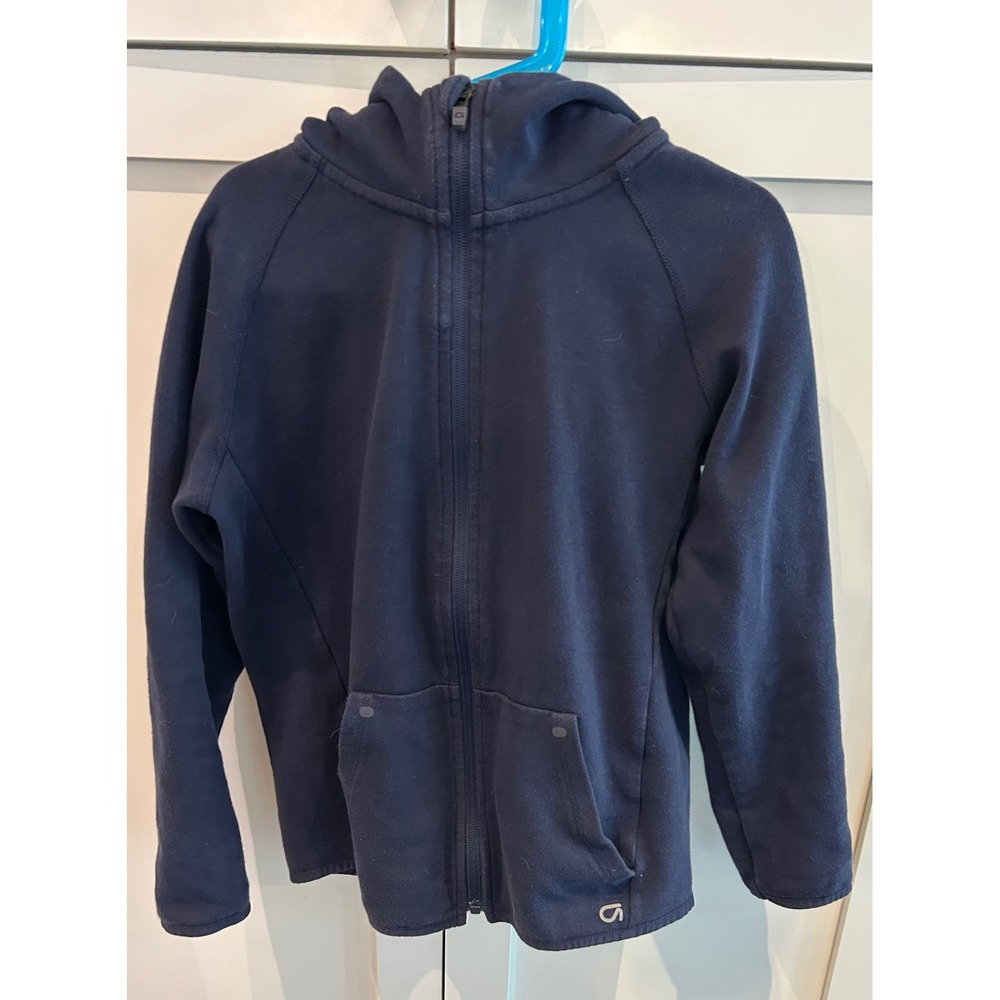 GapFit Full Zip Hoodie Jacket‎ Navy Blue Activewear kids Size L